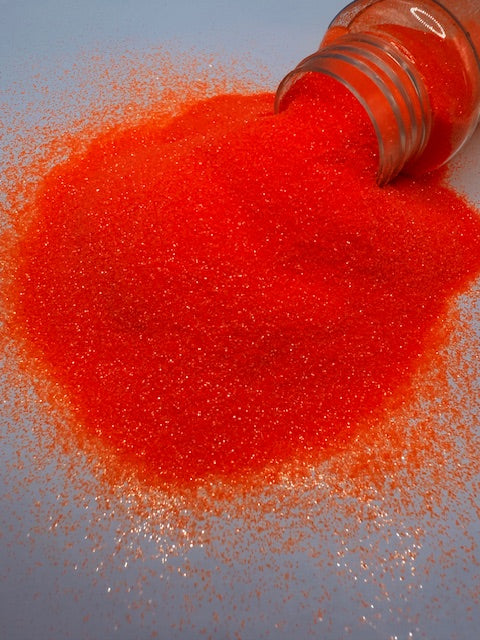 **RETIRING** Neon Matte Orange Fine Glitter 8-5