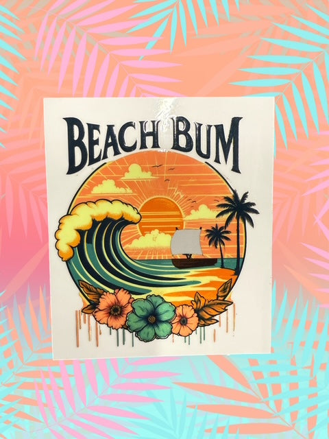 528. Beach Bum Decal