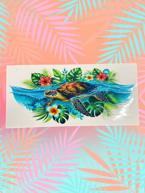 165. Tropical Sea Turtle UVDTF