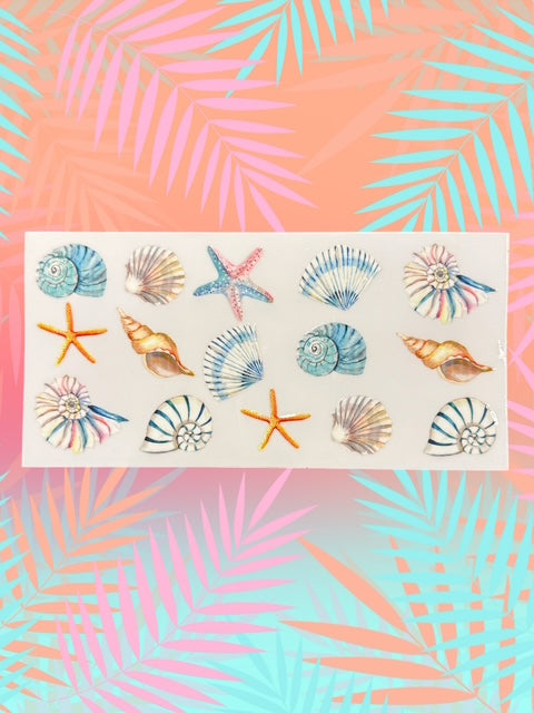 511. Sea Shell Embellishment UVDTF