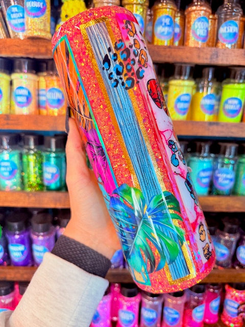 30oz Tropical Octopus Tumbler