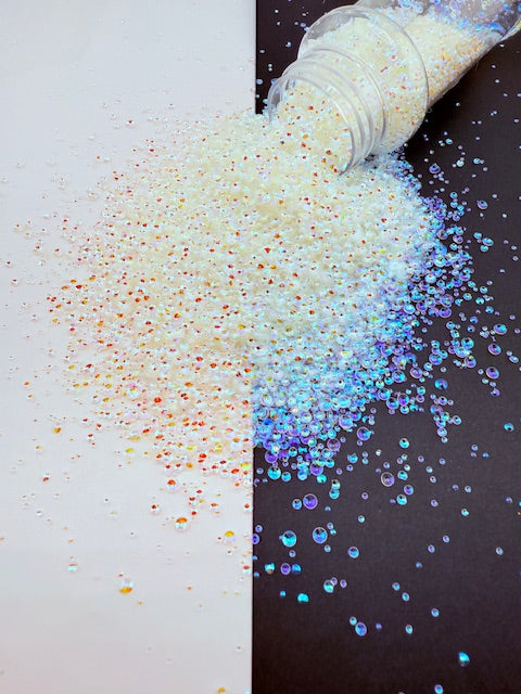 3D Pearl Glitter 18- Pink Yellow Iridescent Color Shift 12-2