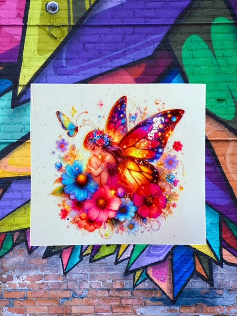 544. Floral Fairy Decal