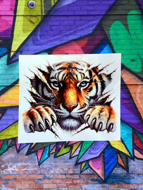 545. Tiger Breakthrough Decal