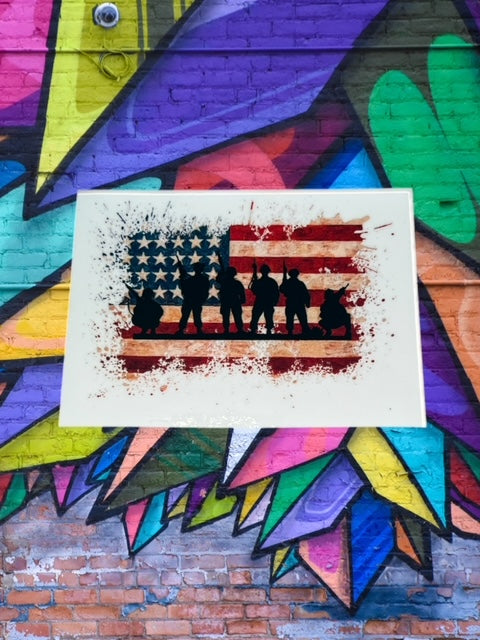 3. American Military Decal