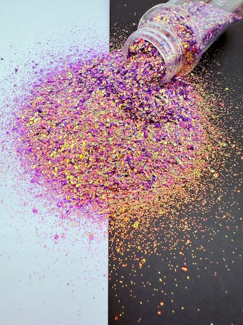 Bubble Glitter 24- Chunky Purple 12-6