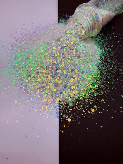 Opal Rain- Opal Iridescent Chunky Mixed Glitter 12-10