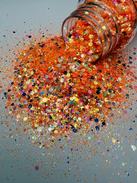 Konstantine- Orange Pink Mirror Custom Mixed Glitter 2-9