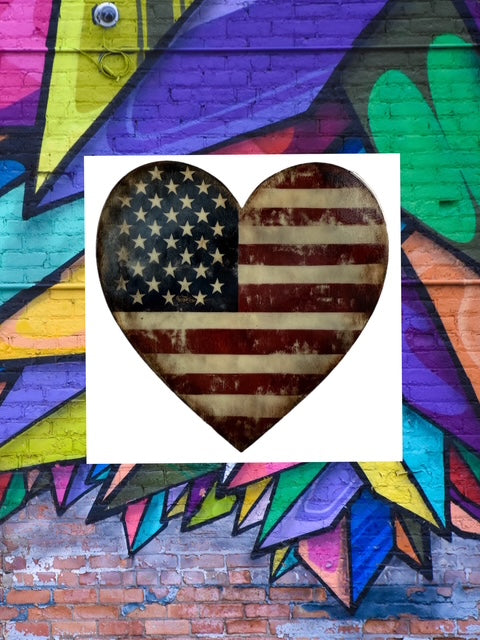 448. American Heart Decal