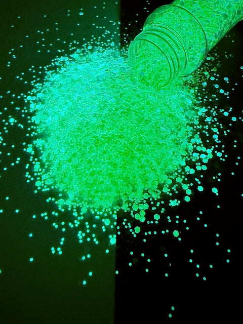Nightlight Opal- Iridescent Opal Glow in the Dark Chunky Glitter 13-5