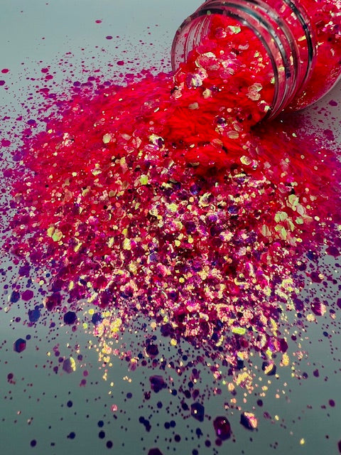 Conspiracy - Hot Pink Mixed Glitter 3-1