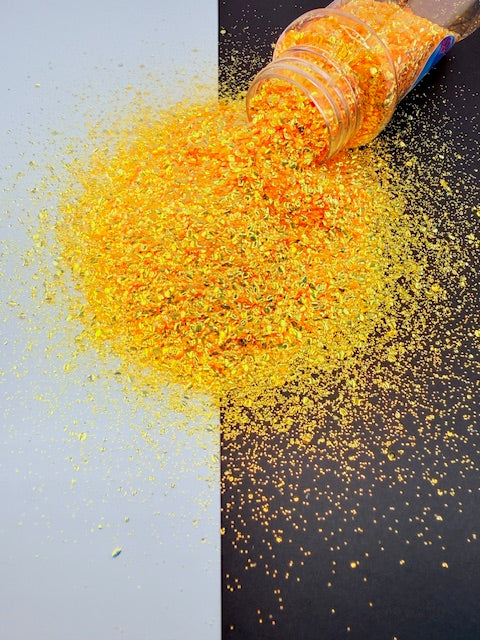 Bubble Glitter 27- Hot Yellow Chunky Glitter 13-1