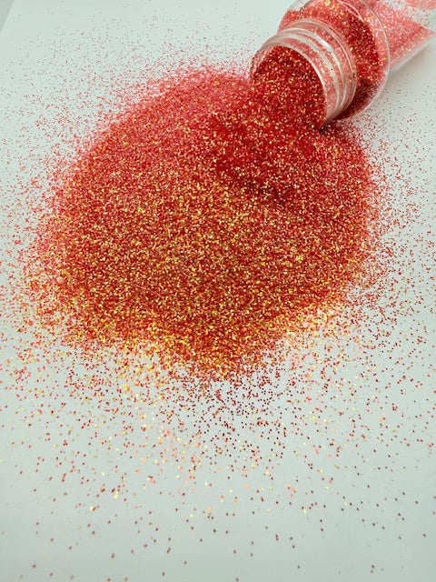 Royal Coral- Hot Coral Fine Plus Glitter 7-5
