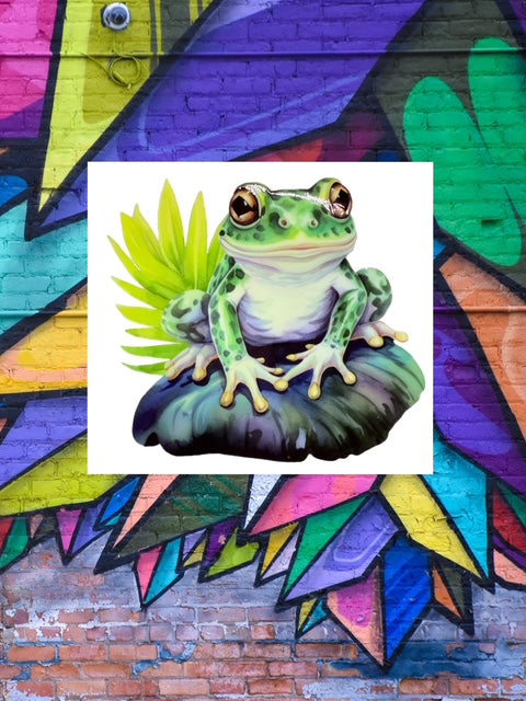 112. Frog Decal