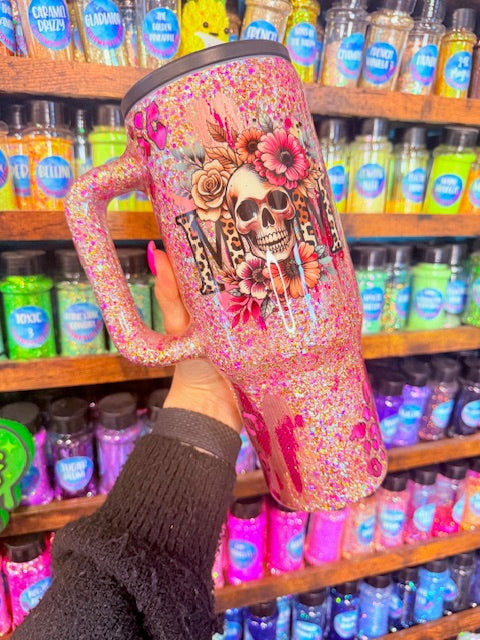 40OZ- MOM FLORAL TUMBLER