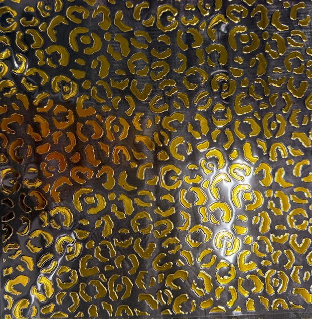 B22. ELEMENT SHEET- Gold Metallic Leopard Print