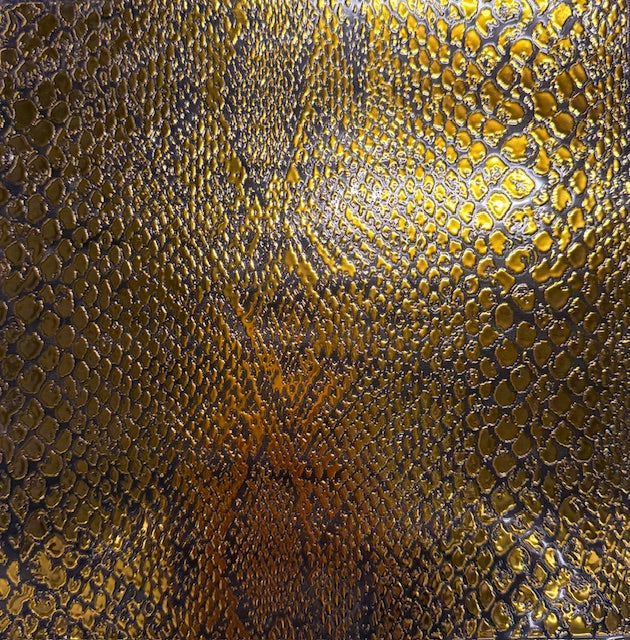 B25. ELEMENT SHEET- Gold Metallic Snake Skin