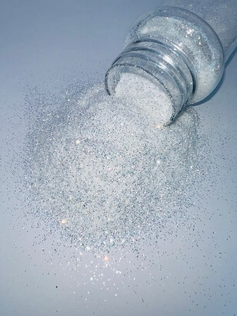 Sugar Rim- Fine High Flash Pearl White Glitter 1-7