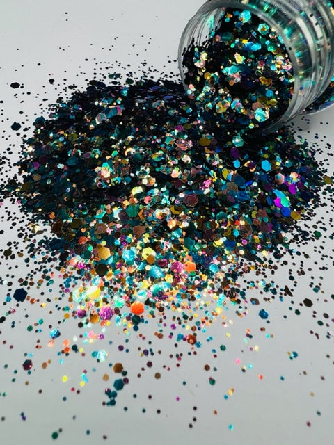 Metallic Rainbow- Color Shift Mixed Glitter 2-6
