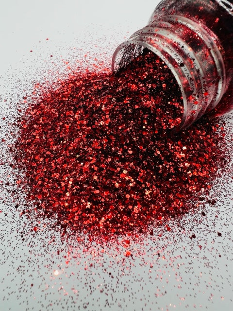 Red Wedding- Red Custom Mixed Glitter 4-5