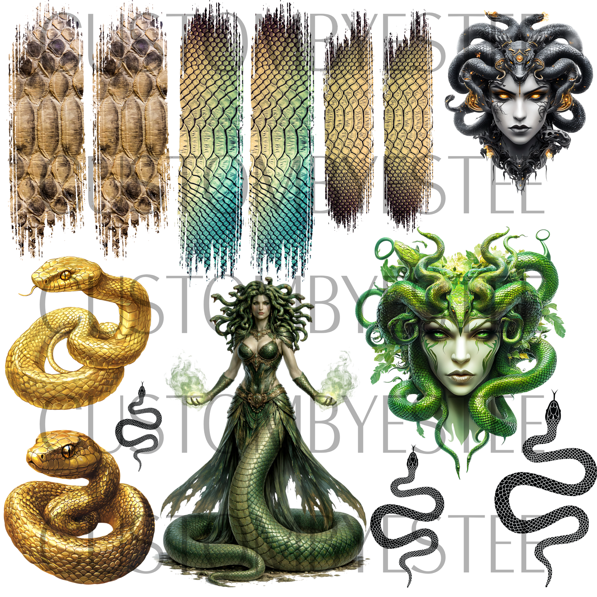 A26. ELEMENT SHEET- Medusa – Custom By Estee