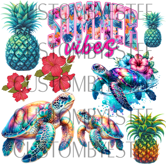 B8. ELEMENT SHEET- Turtles & Pineapples