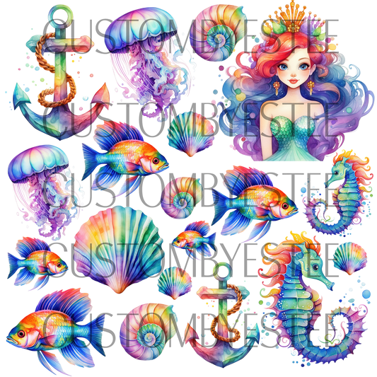 B7. ELEMENT SHEET- Rainbow Under The Sea