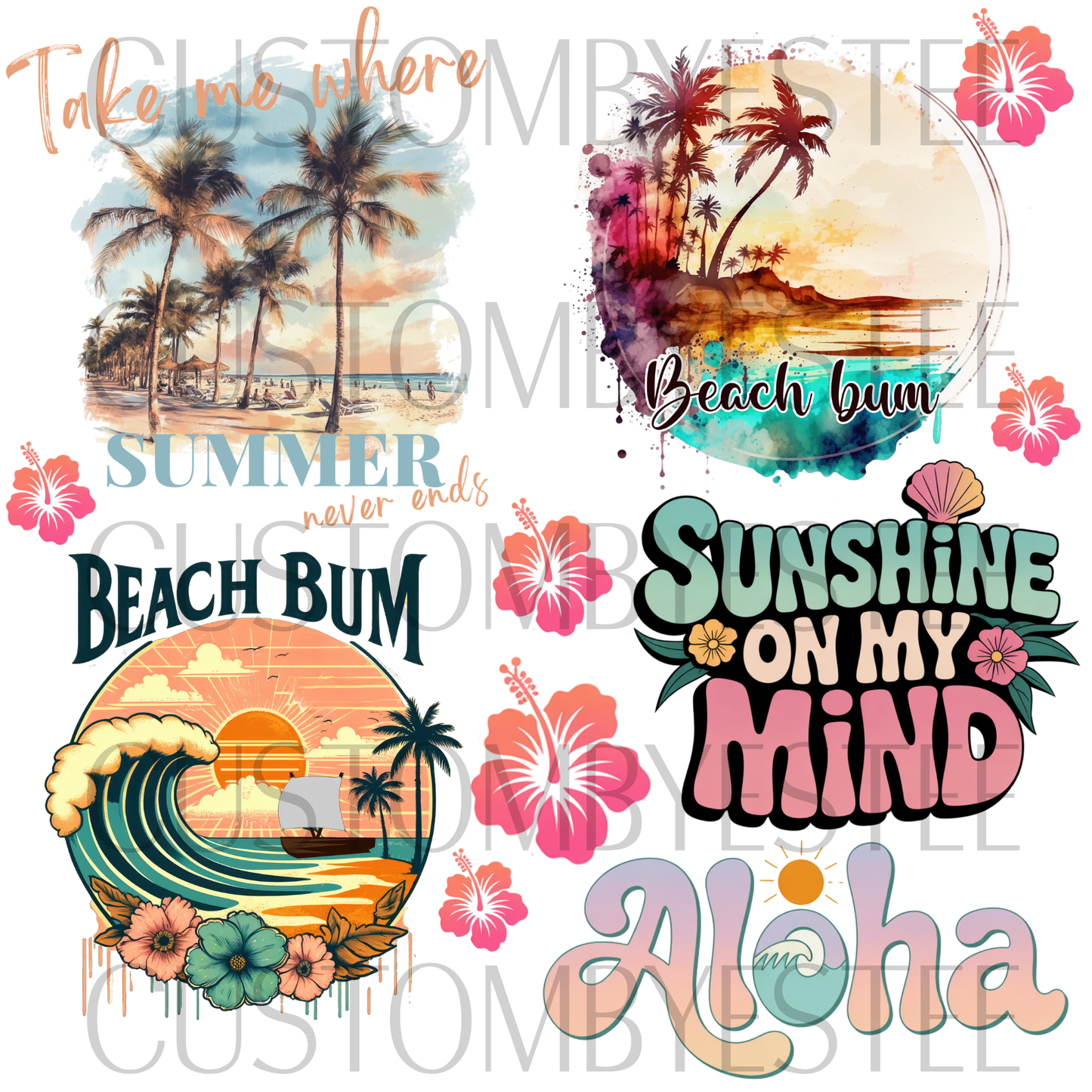 B4. ELEMENT SHEET- Retro Beach