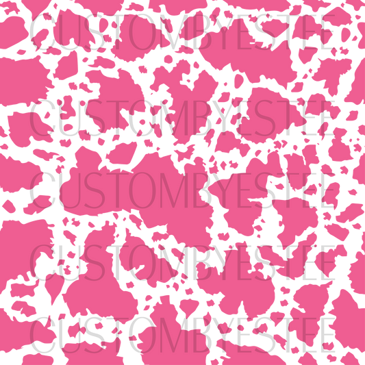 B23. ELEMENT SHEET- Pink Cow Print