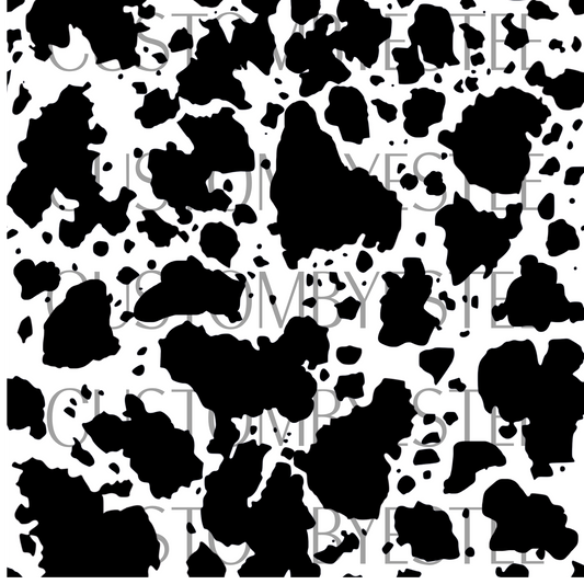 B26. ELEMENT SHEET- Black Cow Print