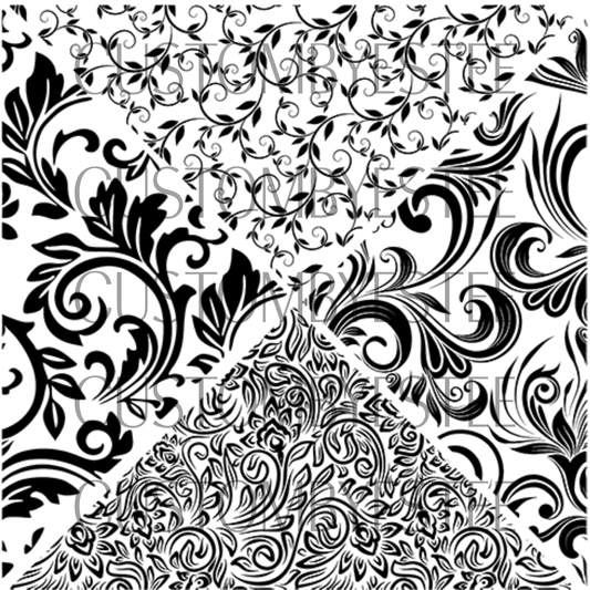 A15. ELEMENT SHEET- Mixed Media Triangles