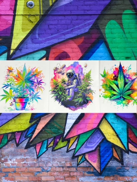 153. 420 Watercolor Decal Bundle