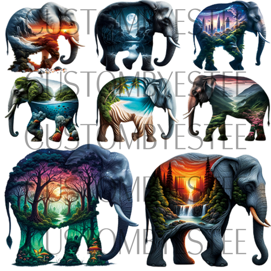 A17. ELEMENT SHEET- Elephant Scenes