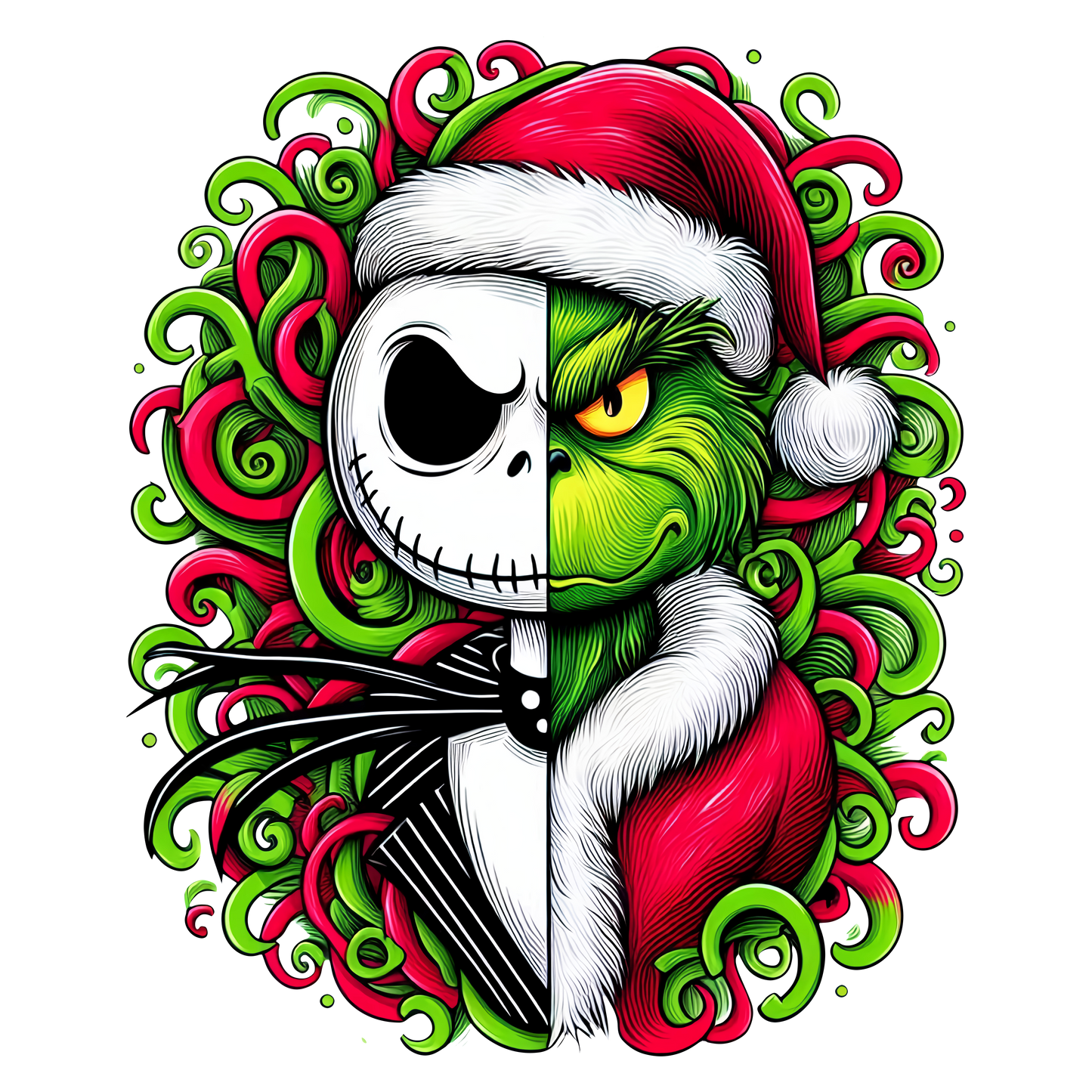 N. Jack and Green Man Decal