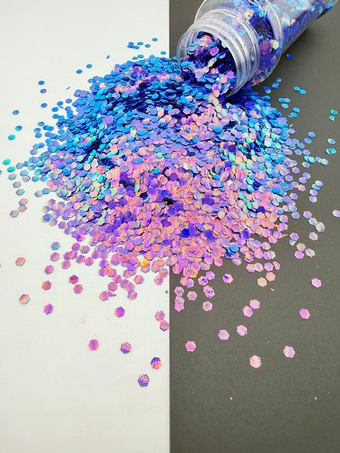 Beyond The Stars- Blue Purple Color Shift Chunky Glitter