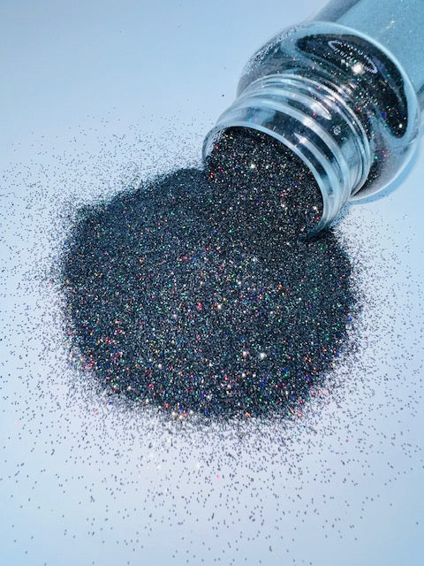 Black Magic 3 - Fine Black Holographic Glitter 3-5
