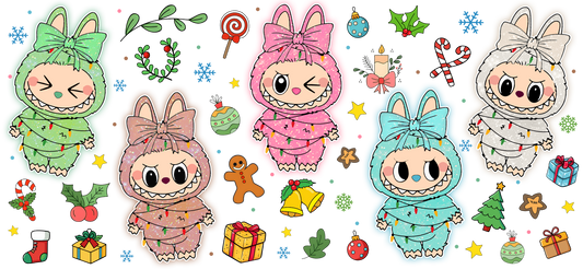 AA. Labubu Christmas UVDTF