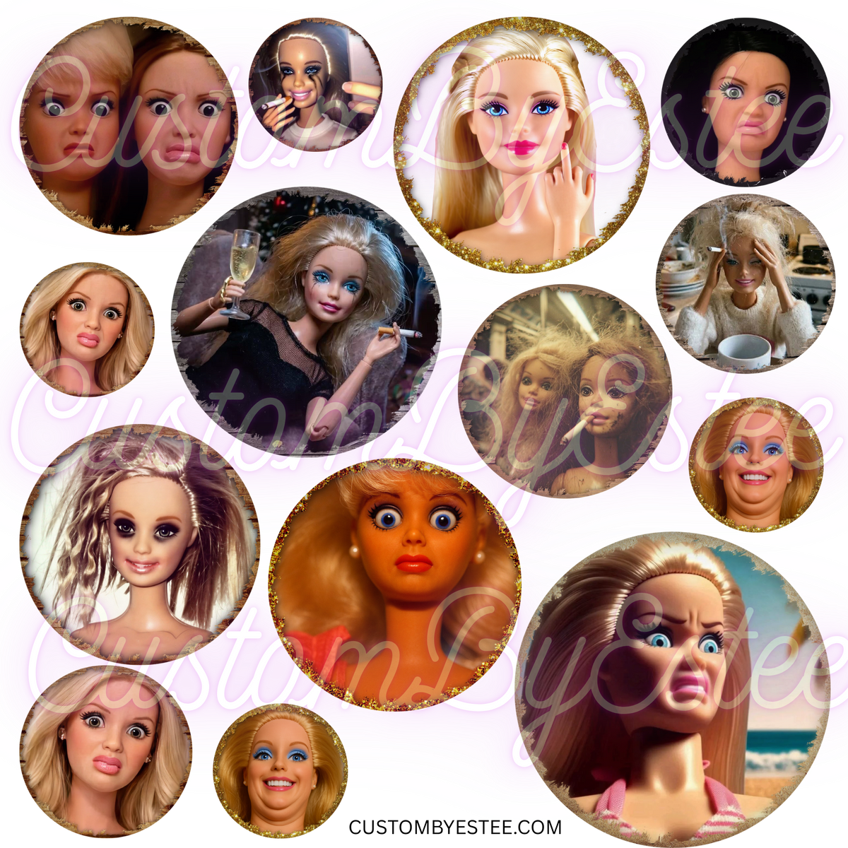 C. ELEMENT SHEET- Ugly Barbie Circles