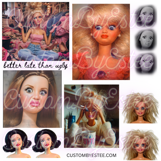 D3. ELEMENT SHEET- Ugly Barbie Squares