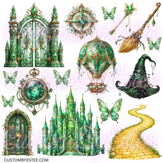 C. Element Sheet- Emerald City Wizard of Oz