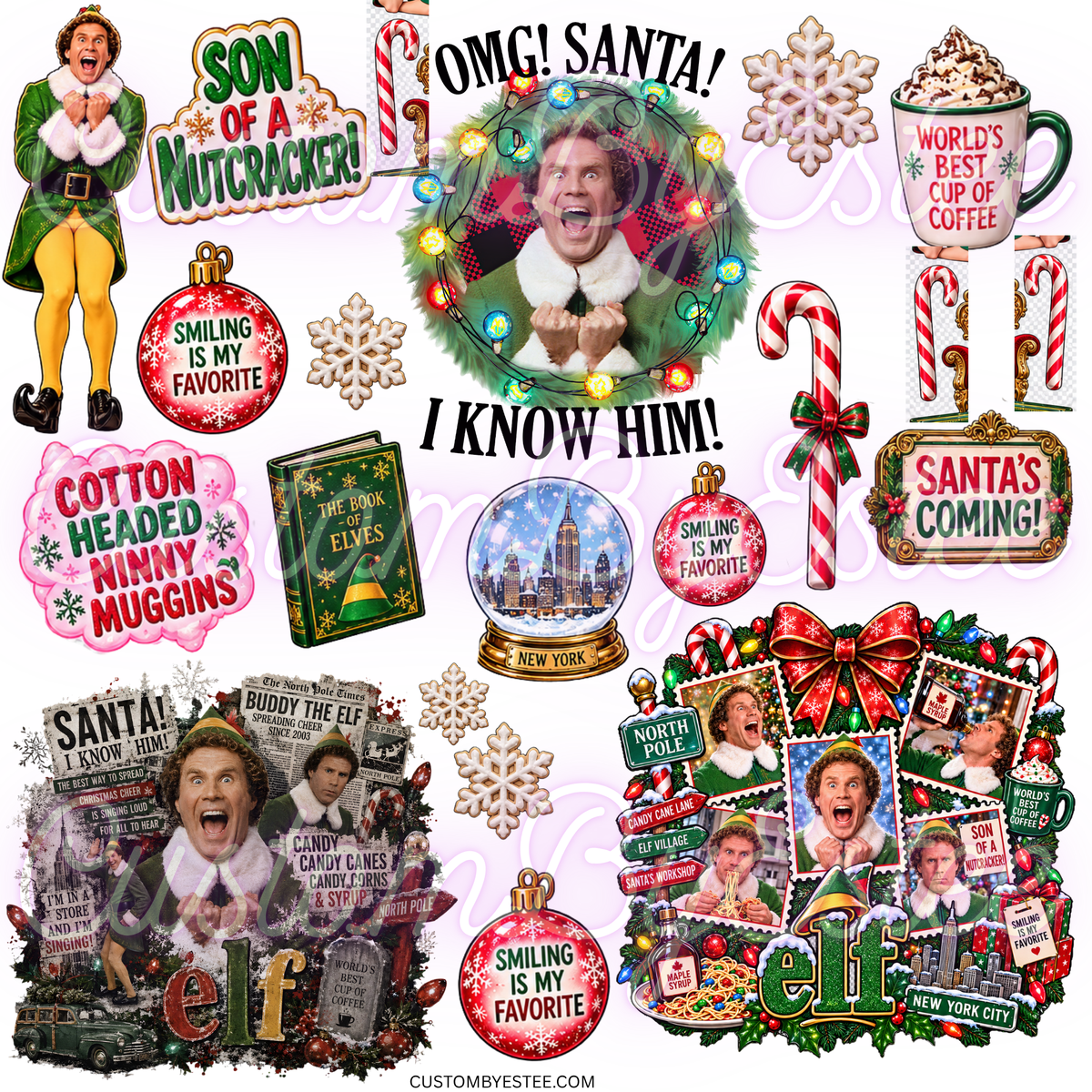 W. ELEMENT SHEET- Elf Movie