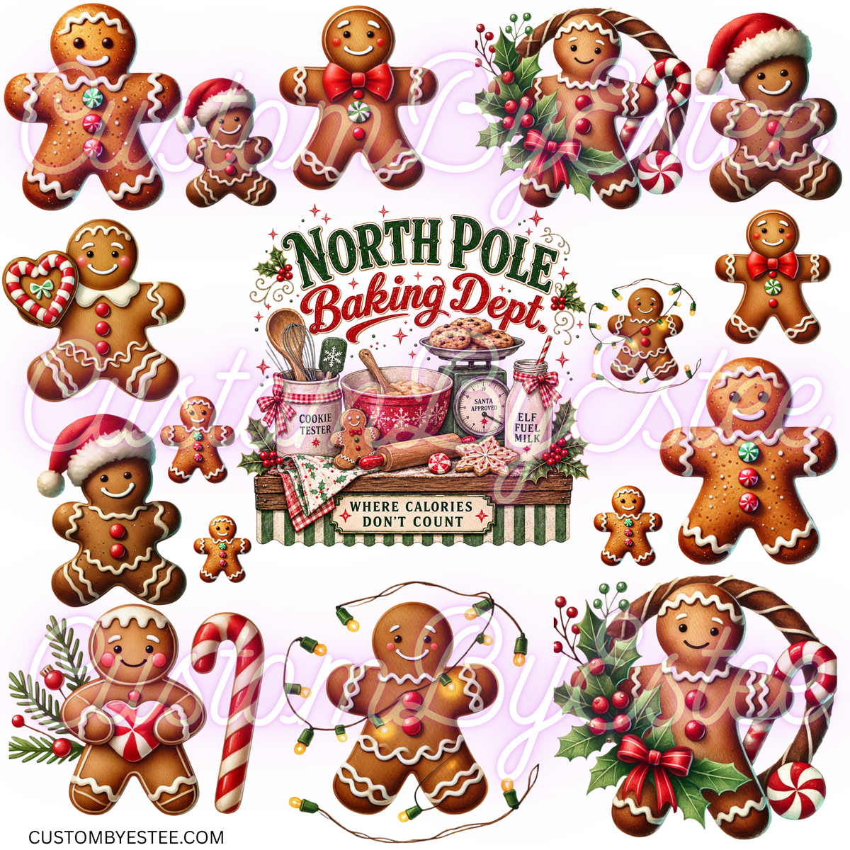 D47. ELEMENT SHEET- Gingerbread Men