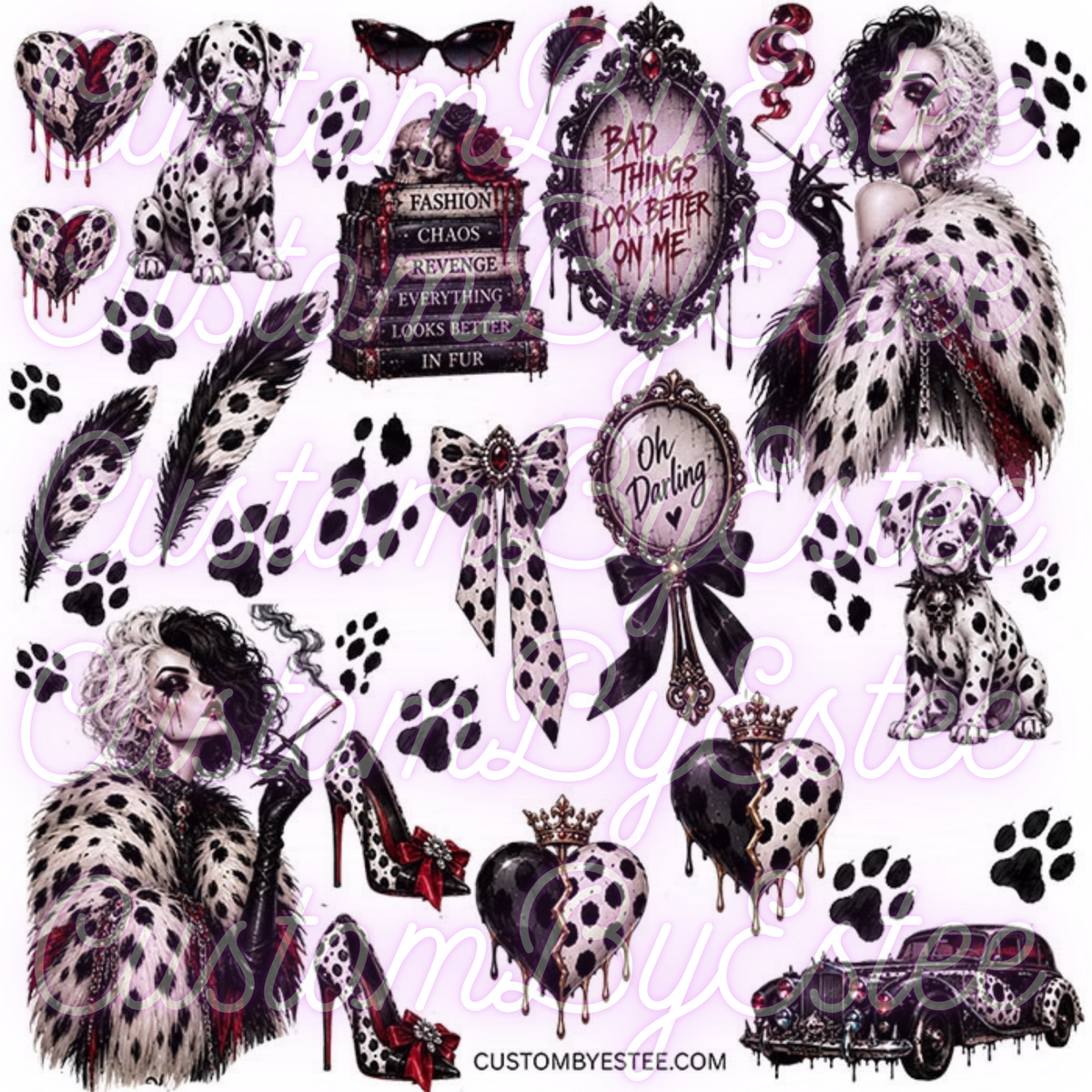 I. ELEMENT SHEET- Cruella 101 Dalmations