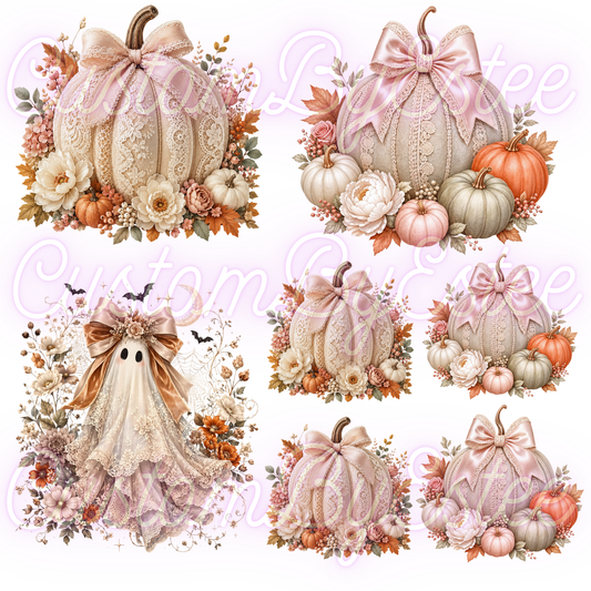 A49. ELEMENT SHEET- Lacey White Pumpkins