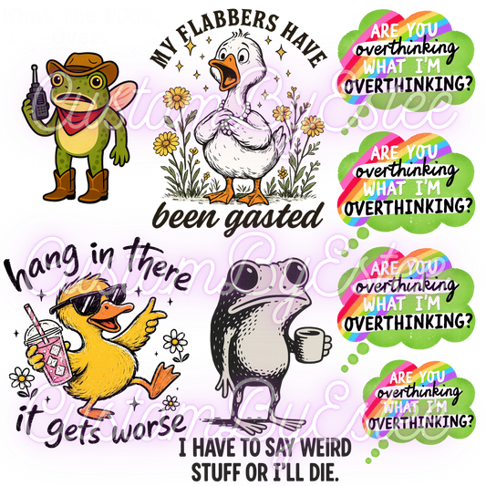 B40. ELEMENT SHEET- Funny Animals