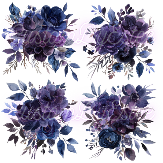 B31. ELEMENT SHEET- Dark Floral