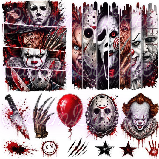 I. ELEMENT SHEET- Scary Horror Guys