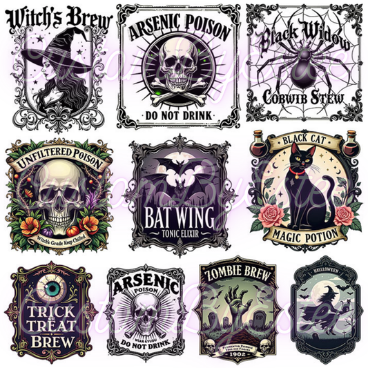 K. ELEMENT SHEET- Poison Labels