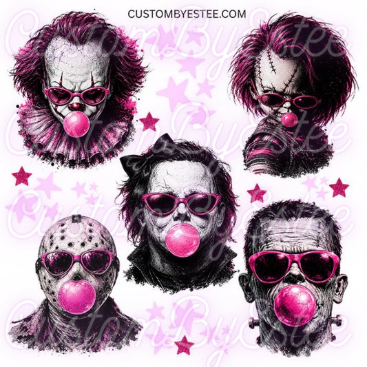 X. ELEMENT SHEET-  Bubble Gum Horror Guys