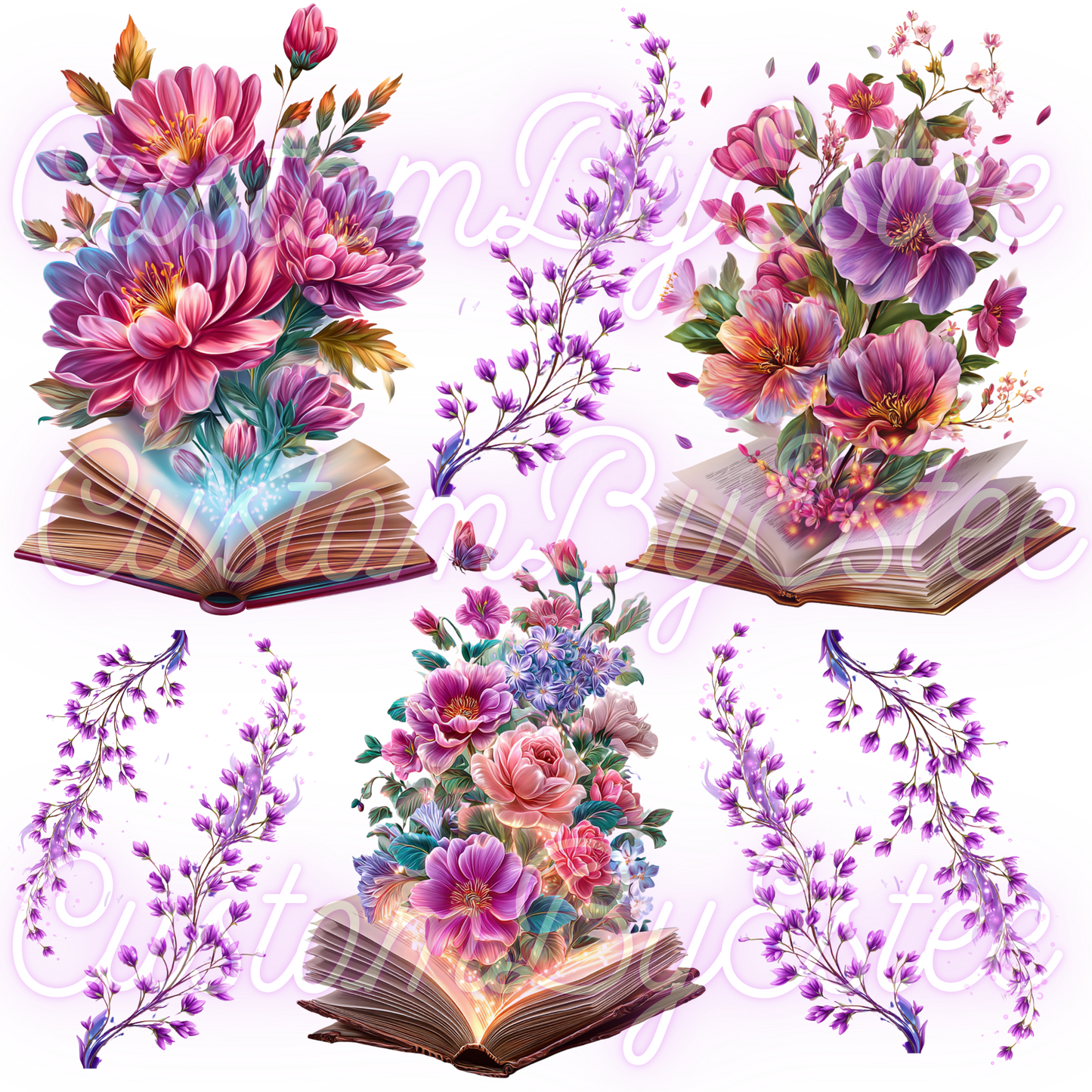 H. ELEMENT SHEET- Floral Books